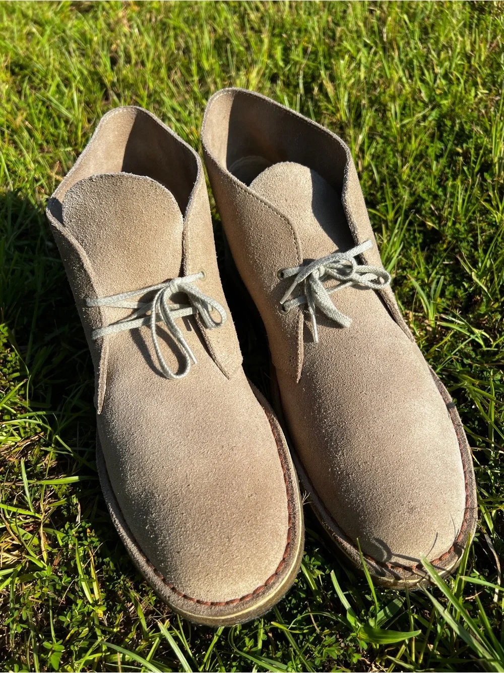Clarks clean lightly